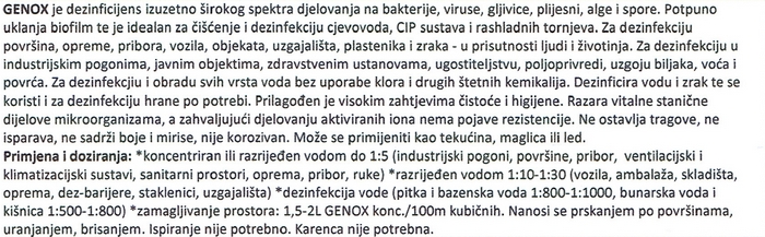genox opism