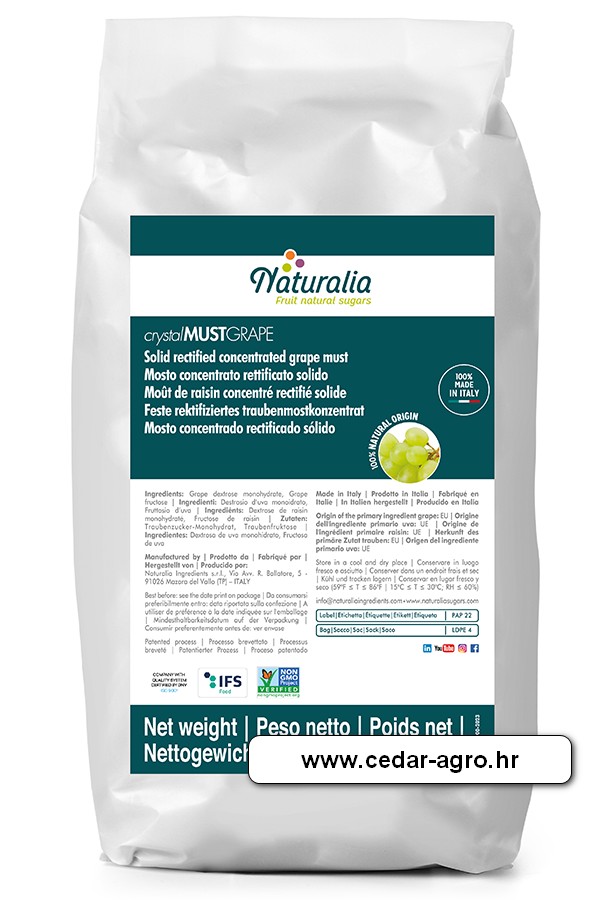 crystalMUSTGRAPE Naturalia, (RTK) 5 kg