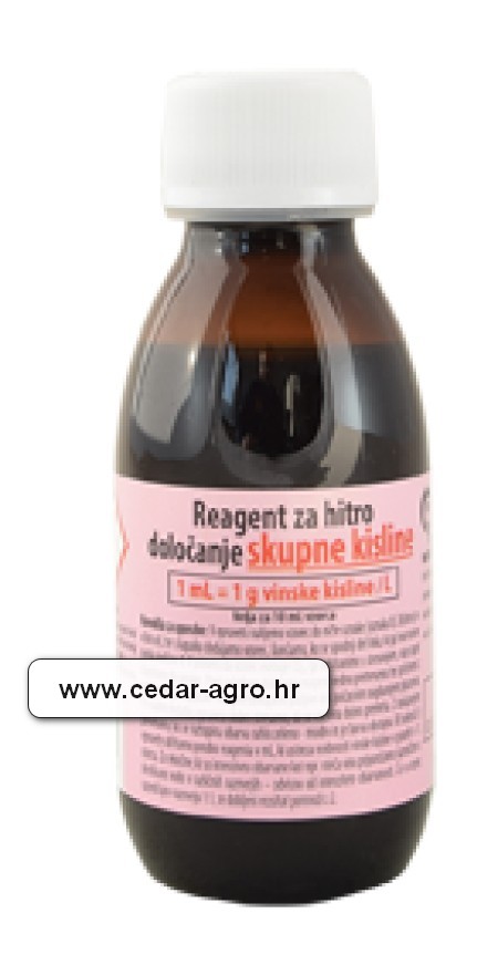 Reagens za ukupne kiseline u vinu (100 ml)