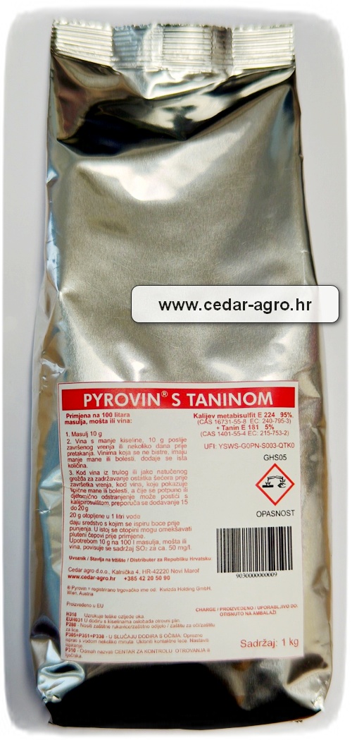 Pyrovin s taninom 1 kg