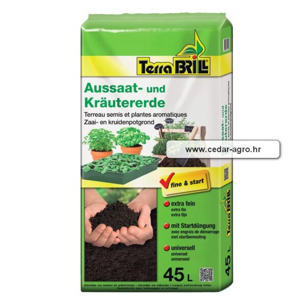 Supstrat Brill za sjetvu i pikiranje 45 L