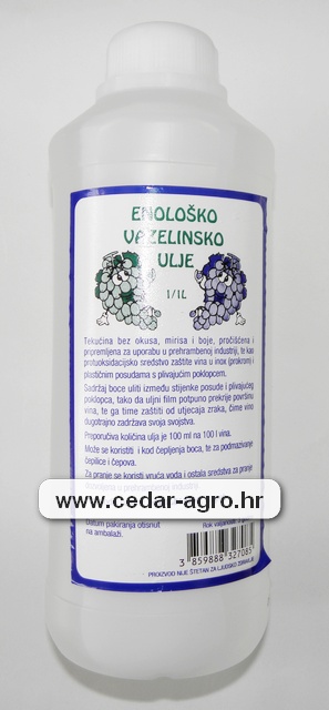 Vazelinsko ulje (enološko) 1 L